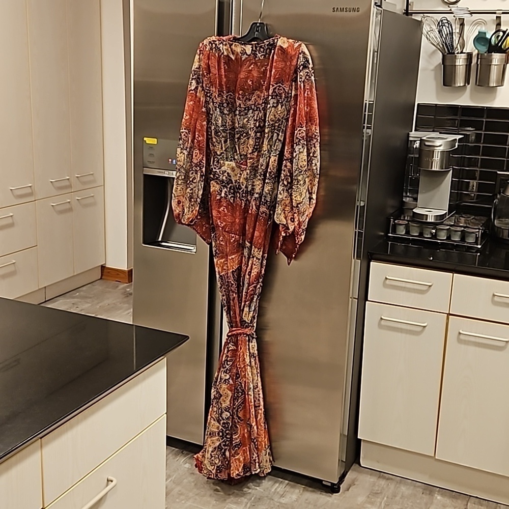 💕BRONX AND BANCO💕 Farah Maxi Dress ~ Muti-Color Print US 6 NWOT - Picture 11 of 16